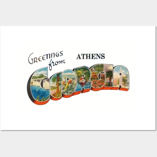 Greetings from Athens Georgia Posters and Art